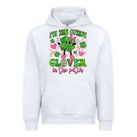 White i'm the cutest clover in the patch Urban Hoodie - Artiststas