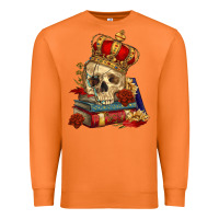 Carrot Skull With Crown Premium Sweatshirt - RanaPortraitStore