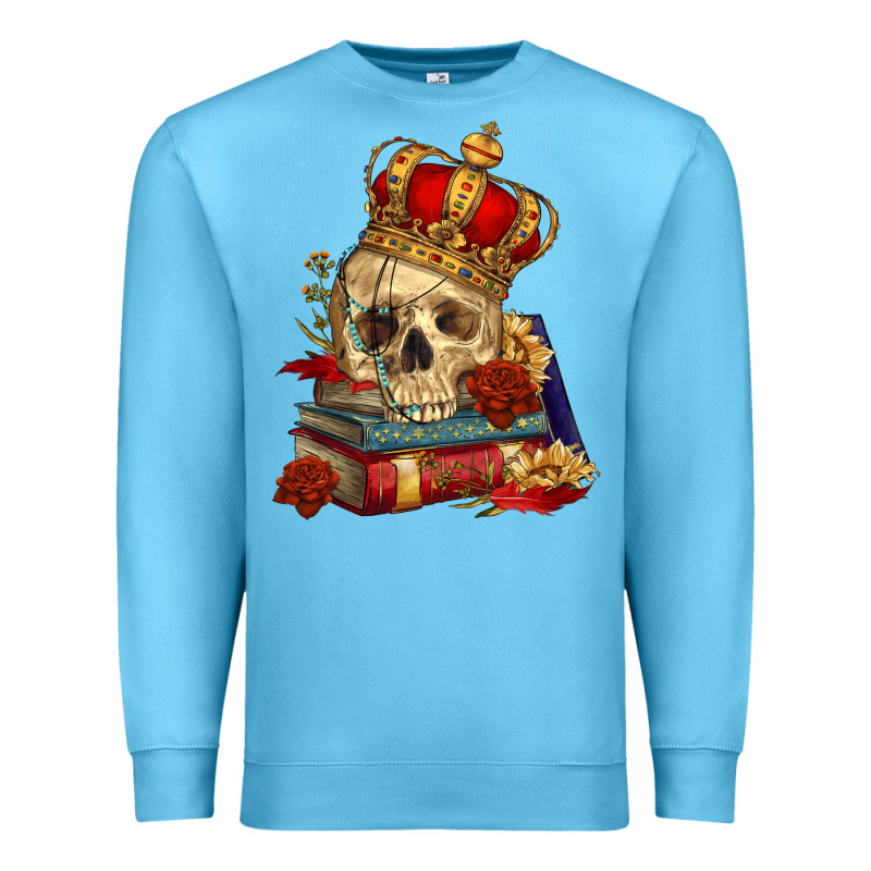 Skull With Crown Premium Sweatshirt by RanaPortraitStore | Teevron