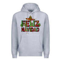 Heather Grey feliz navidad Premium Hoodie - JahusDesignShop