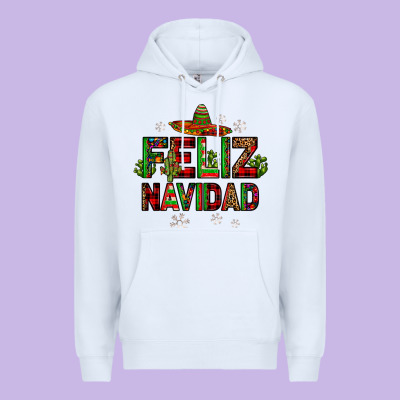 Feliz Navidad Premium Hoodie Designed By Jahusdesignshop