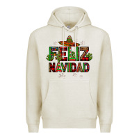 Oatmeal Heather feliz navidad Premium Hoodie - JahusDesignShop