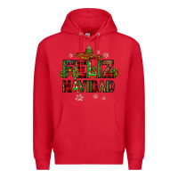 Red feliz navidad Premium Hoodie - JahusDesignShop