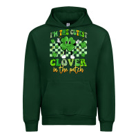 Forest Green i'm the cutest clover in the patch artiststas Urban Hoodie - Artiststas