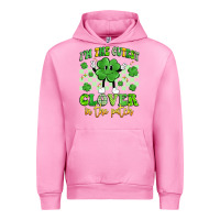 Fuchsia Pink i'm the cutest clover in the patch artiststas Urban Hoodie - Artiststas