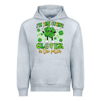 Heather Grey i'm the cutest clover in the patch artiststas Urban Hoodie - Artiststas