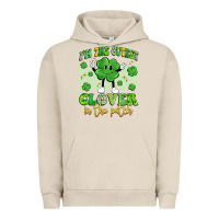 Pigment French Oak i'm the cutest clover in the patch artiststas Urban Hoodie - Artiststas