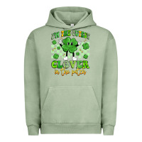 Pigment Oil Green i'm the cutest clover in the patch artiststas Urban Hoodie - Artiststas