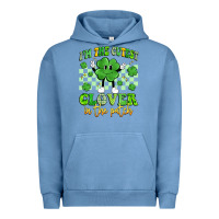 Pigment Pebble Blue i'm the cutest clover in the patch artiststas Urban Hoodie - Artiststas
