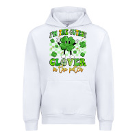 White i'm the cutest clover in the patch artiststas Urban Hoodie - Artiststas