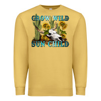 Antique Gold grow wild sun child tbw Premium Sweatshirt - texasbilliewilder