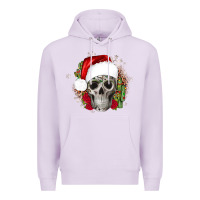 Lilac skull Christmas cactus Premium Hoodie - JahusDesignShop