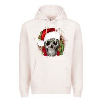 Pale Pink skull Christmas cactus Premium Hoodie - JahusDesignShop