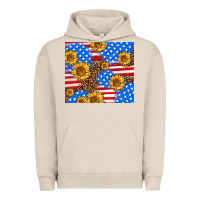 Pigment French Oak basic sunflower and leopard Urban Hoodie - AdoDesignShop