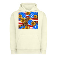 Pigment Pistachio basic sunflower and leopard Urban Hoodie - AdoDesignShop