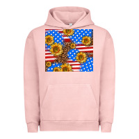 Pigment Salmon basic sunflower and leopard Urban Hoodie - AdoDesignShop