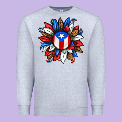 Premium Sweatshirt puerto rico sunflower