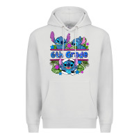 Dove Grey preview flower stitch 6 th grade Premium Hoodie - AdoDesignShop