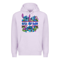 Lilac preview flower stitch 6 th grade Premium Hoodie - AdoDesignShop