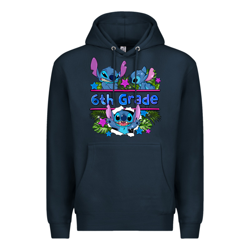 Preview Flower Stitch 6 Th Grade Premium Hoodie by AdoDesignShop | Teevron