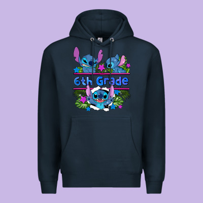 Preview Flower Stitch 6 Th Grade Premium Hoodie Designed By Adodesignshop