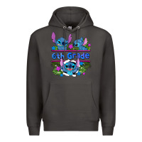 Smoke preview flower stitch 6 th grade Premium Hoodie - AdoDesignShop