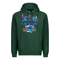 Sports Green preview flower stitch 6 th grade Premium Hoodie - AdoDesignShop