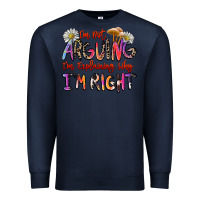 Navy i'm not arguing i'm explaining why i'm right Premium Sweatshirt - Zillion Design Studio