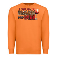 Carrot i run on sarcasm and wine Premium Sweatshirt - Zillion Design Studio