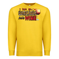 Lemon i run on sarcasm and wine Premium Sweatshirt - Zillion Design Studio