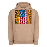 Pigment Burro american realistic flag Urban Hoodie - AdoDesignShop