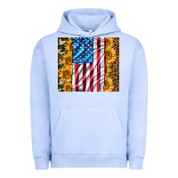 Pigment Grape Ice american realistic flag Urban Hoodie - AdoDesignShop