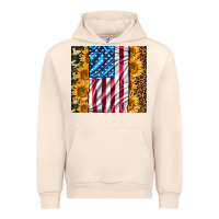 Sandshell american realistic flag Urban Hoodie - AdoDesignShop
