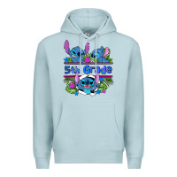 Blue Mist preview flower stitch 5th grade Premium Hoodie - AdoDesignShop