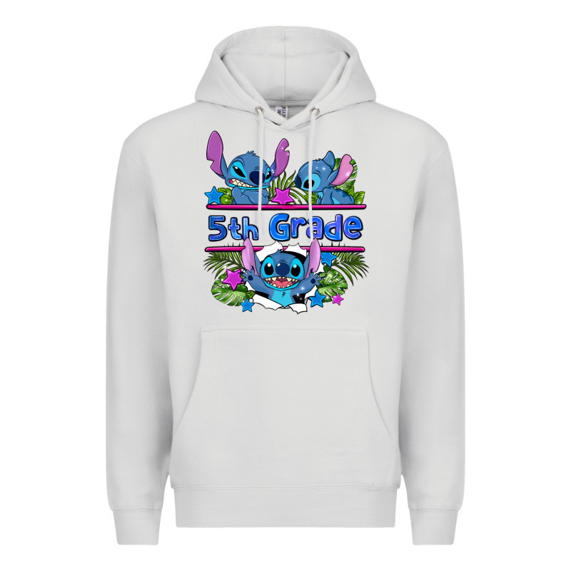 Preview Flower Stitch 5th Grade Premium Hoodie by AdoDesignShop | Teevron