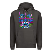 Smoke preview flower stitch 5th grade Premium Hoodie - AdoDesignShop
