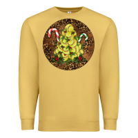 Antique Gold Softball leopard christmas Premium Sweatshirt - RanaPortraitStore