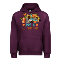 Mauve Wine pre k let's do this Urban Hoodie - JahusDesignShop