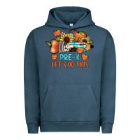 Pigment Midnight Navy pre k let's do this Urban Hoodie - JahusDesignShop