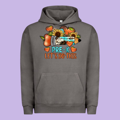 Pre K Let's Do This Urban Hoodie Designed By Jahusdesignshop