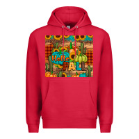 Cardinal hello fall pumpkin Premium Hoodie - JahusDesignShop