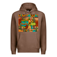 Chestnut hello fall pumpkin Premium Hoodie - JahusDesignShop