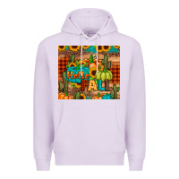 Lilac hello fall pumpkin Premium Hoodie - JahusDesignShop