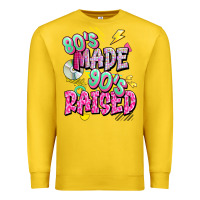 Lemon 80s made 90s raised Premium Sweatshirt - texasbilliewilder