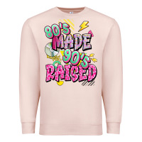 Pale Pink 80s made 90s raised Premium Sweatshirt - texasbilliewilder