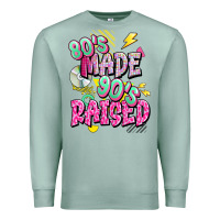 Seafoam 80s made 90s raised Premium Sweatshirt - texasbilliewilder