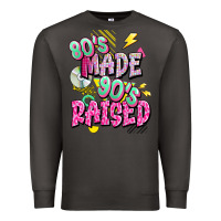 Smoke 80s made 90s raised Premium Sweatshirt - texasbilliewilder