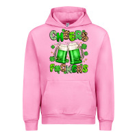 Fuchsia Pink cheers fuckers Urban Hoodie - Artiststas