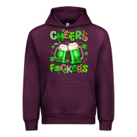 Mauve Wine cheers fuckers Urban Hoodie - Artiststas