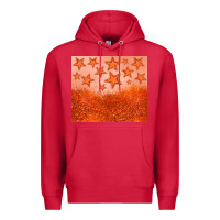 Cardinal orange glitter star Premium Hoodie - JahusDesignShop